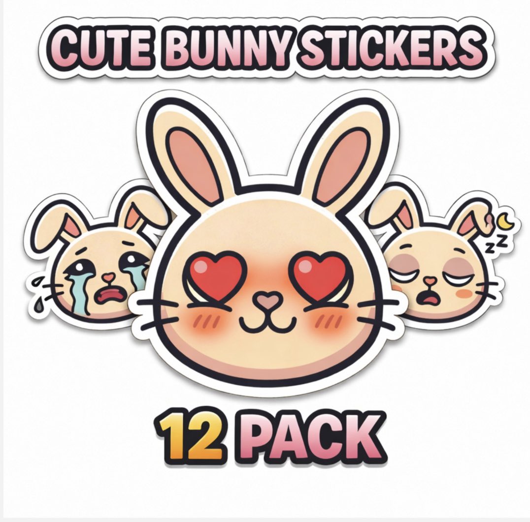 maron20121212's tweet image. 🐰✨ NEW DROP ✨🐰  

Cute Bunny Stickers 💕  
12 adorable expressions in one pack!  

Perfect for messages, planners &amp;amp; digital use 💌  

Get yours here👇  

atsukojapanphoto.etsy.com/listing/447857…

#stickers #bunny #digitalstickers #kawaii #etsyshop