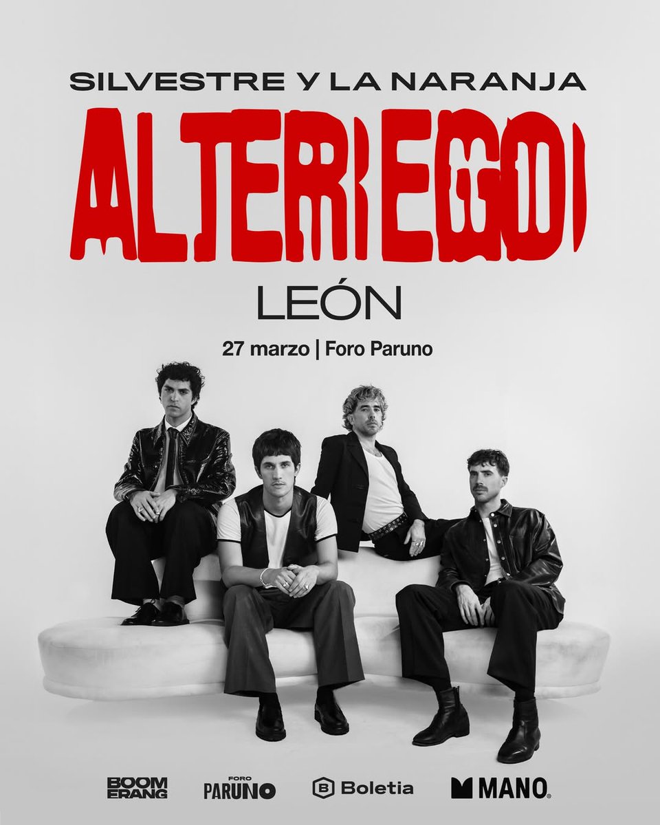 BalestrinoLied's tweet photo. La banda argentina Silvestre y la Naranja (@SilvestreyLN), presentará su nuevo álbum “Alter Ego” en León, Guanajuato. Este 27 de marzo en el #ForoParuno. 🎶🎶🎶🎶🎶 https://t.co/vl2m8JSD2h