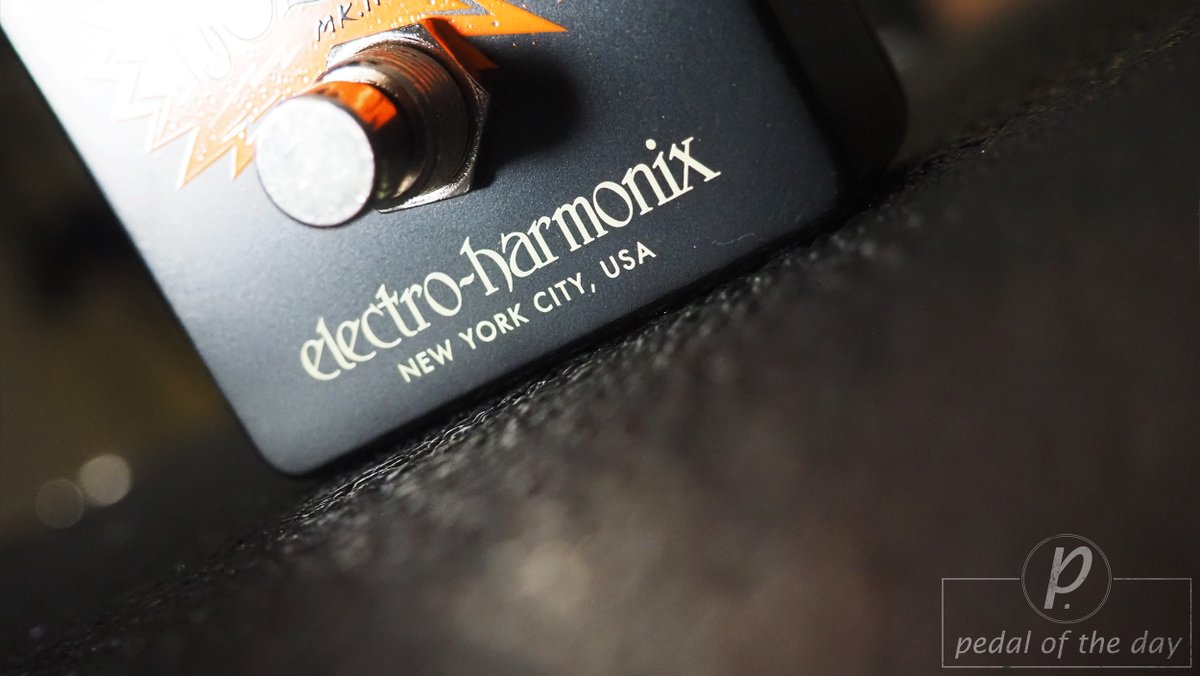 pedaloftheday's tweet photo. We're back with another rocker from @EHX today - check out our demo and website for all the info on the Bender Royale MKIII Germanium Fuzz!!🤘🔥🤘
https://t.co/pgduEoufzW
https://t.co/jf58PutYec
#Guitar #guitarpedals #ehx #pedaloftheday #fuzz https://t.co/BUT6UTgOZU