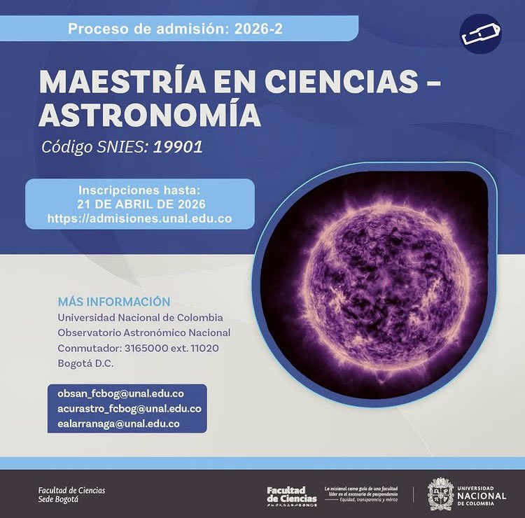 Observatorio Astronómico - Universidad Nacional tweet media