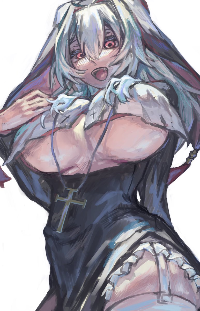 幽霊証券回収所さん<a href="/shokusan550/">幽霊証券回収所@Skeb募集中</a> のみゃうさん描かせていただきました！えっちな服装と表情でかわいい！