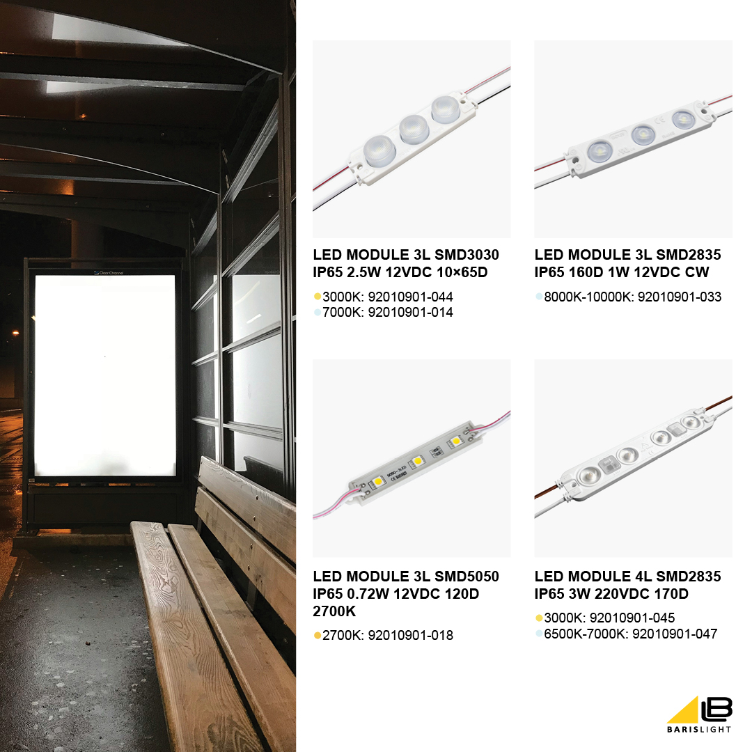 LED modules by BarisLight®: Built for signage, designed for everything else. 💡

From architectural facades and landscape accents to long-run 220V cove lighting, our IP65/66 modules solve the tough lighting challenges. Performance meets total customization.