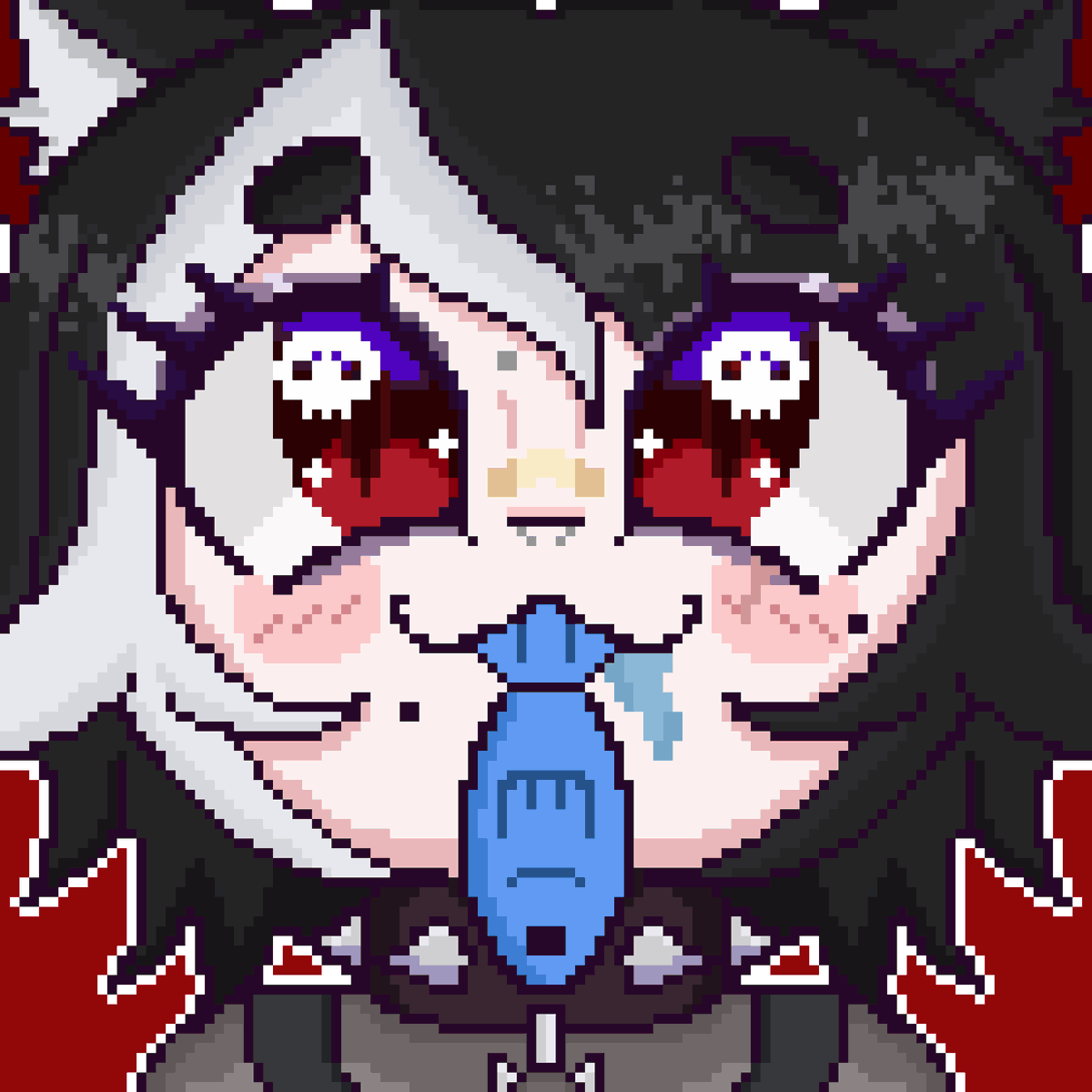 raevenpaw ๐ฉธ๐ฆด Fenrir Vtuber tweet media