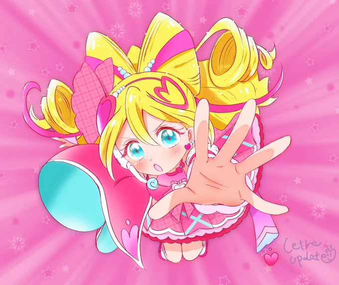 キミプリではキュアアイドル最推しのはずなのに癖強イラストしか描いてなかったのでタグはつけません…