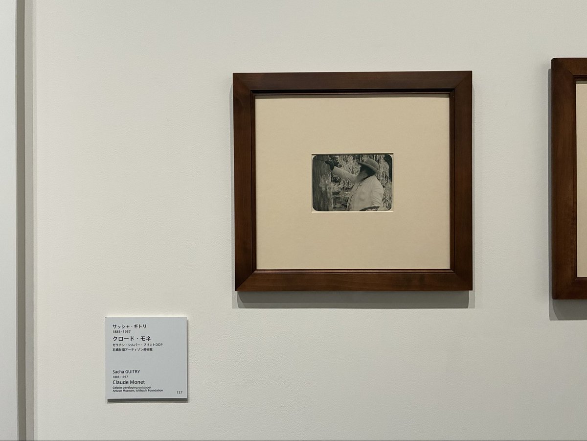 アーティゾン美術館のモネ展へ。サッシャ・ギトリが撮ったモネ。