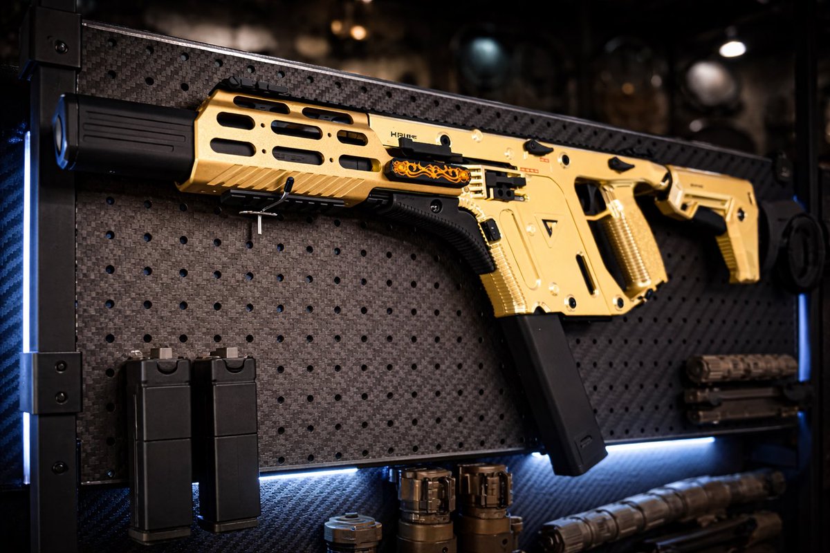 ようやく。。。

金色のKRISS VECTOR完成😭✨

※背景はChatGPT作成