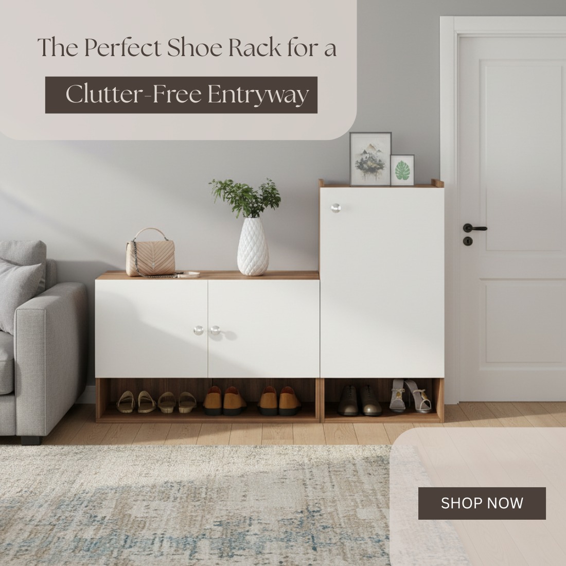 Furneaser's tweet photo. 👟 Tired of messy shoes all over the house?

Upgrade your space with the FURNEASER Shoe Rack
✨ Organised
✨ Space-saving
✨ Stylish
Keep your entryway neat and your home looking premium 💯
🛒 Shop now &amp; bring order to your home! https://t.co/57fOnw4gas https://t.co/0kRLOHiMJJ