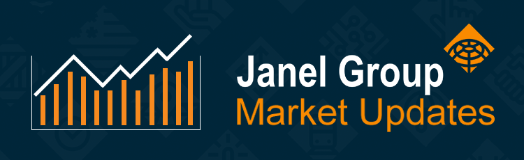 JanelGroup's tweet photo. 𝐉𝐚𝐧𝐞𝐥 𝐆𝐫𝐨𝐮𝐩 𝐌𝐚𝐫𝐤𝐞𝐭 𝐔𝐩𝐝𝐚𝐭𝐞 – 𝐌𝐚𝐫𝐜𝐡 𝟐𝟎𝟐𝟔

𝐎𝐜𝐞𝐚𝐧 𝐟𝐫𝐞𝐢𝐠𝐡𝐭 on the Trans-Pacific is tightening fast. Carriers are running disciplined blank sailings and holding vessel space to push spot rates higher ahead of contract season. Best 40’ GP/HC rates jumped double-digits to over 30% week-over-week across all major U.S. gateways, with GRIs already in for March 15 and April 1 & 15 confirmed. Shippers: lock in space ASAP.

𝐀𝐢𝐫𝐟𝐫𝐞𝐢𝐠𝐡𝐭 rates from Asia to the U.S. have spiked 25–45% in a single week. Record Taiwan AI chip exports and strong China e-commerce demand (Shein/Temu) are driving the surge, while capacity remains tight due to the ongoing widebody freighter shortage and sky-high jet fuel. Multiple carriers just announced new fuel surcharges and linkage mechanisms effective late March—expect further upward pressure.

On the 𝐔.𝐒. 𝐝𝐨𝐦𝐞𝐬𝐭𝐢𝐜 side, a partial DHS shutdown is creating airport delays and raising TSA screening concerns. Truckload rates are climbing on higher fuel surcharges and tight capacity, while port/rail conditions are mostly stable (USWC steady at 4.5-day dwells, USEC back to normal, minor weather risks in the Midwest, and manageable Gulf congestion).

Full market brief and booking guidance now live: 𝐡𝐭𝐭𝐩𝐬://𝐰𝐰𝐰.𝐣𝐚𝐧𝐞𝐥𝐠𝐫𝐨𝐮𝐩.𝐜𝐨𝐦/��𝐧𝐬𝐢𝐠𝐡𝐭𝐬

DM your Janel Group rep or comment “UPDATE” below to receive it instantly. Stay ahead of the moves.

#Freight #Logistics #JanelGroup