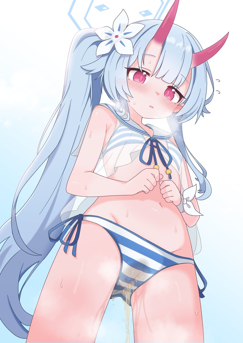 トイレ、離れすぎちゃった...🌊💦💦 