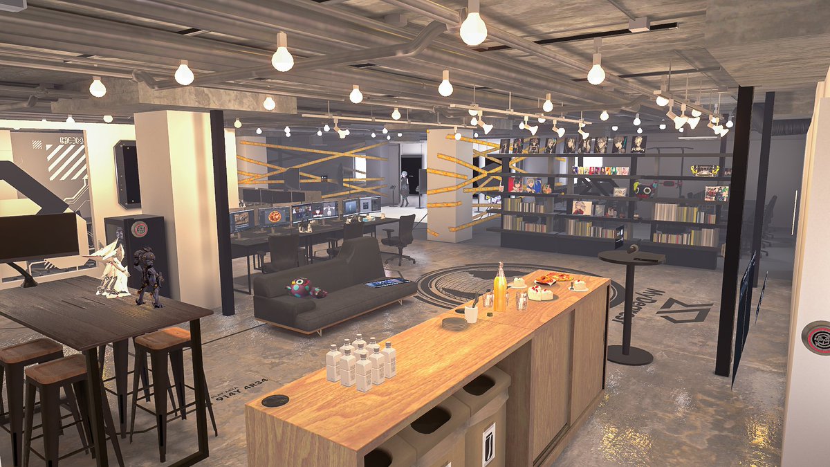 RedPanda_VRC's tweet photo. World: MyDearest Virtual Office
Author: MyDearest_VR
Link: https://t.co/AdkLrK1OYp

#VRChat #VRChatPhotography 
#VRChat_world紹介 #RPandaLens https://t.co/gFeJocX3Dt