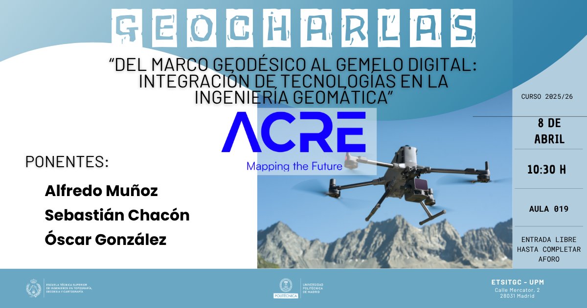 ETSI Topografía, Geodesia y Cartografía - UPM tweet media
