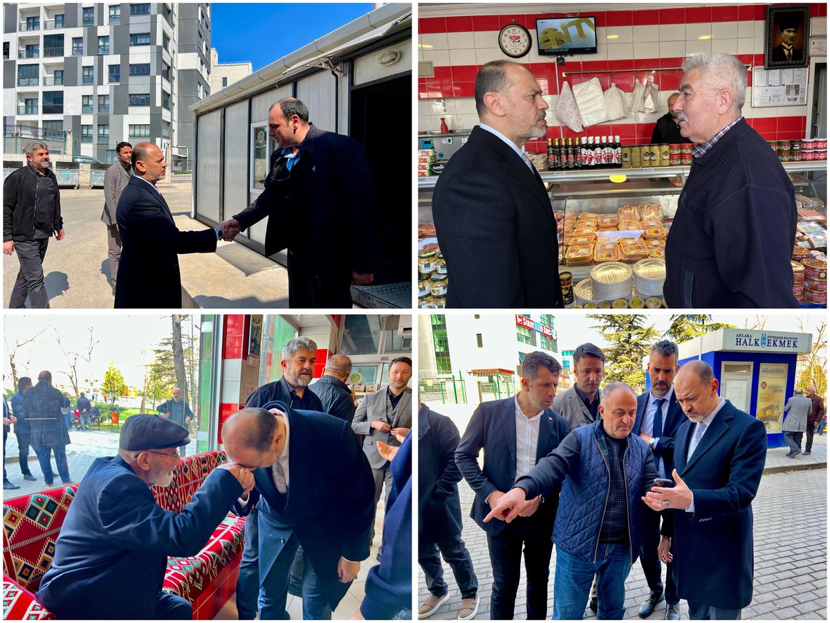 İlçe Başkanımız <a href="/ekremyuce06/">Dr. Ekrem Yüce</a> İlçe Ekonomi İşleri Birim Başkanımız <a href="/fatihdl/">Fatih Dulkadir</a> ,ve kıymetli İlçe Teşkilatımız ile birlikte esnaf ziyaretlerimizi gerçekleştirdik.

Esnafımızla bir araya gelerek hem taleplerini dinledik hem de çözüm odaklı yaklaşımımızı paylaştık.

Milletimizin alın