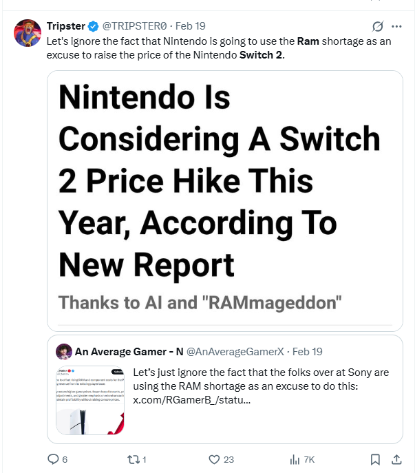 An Average Gamer - N tweet media