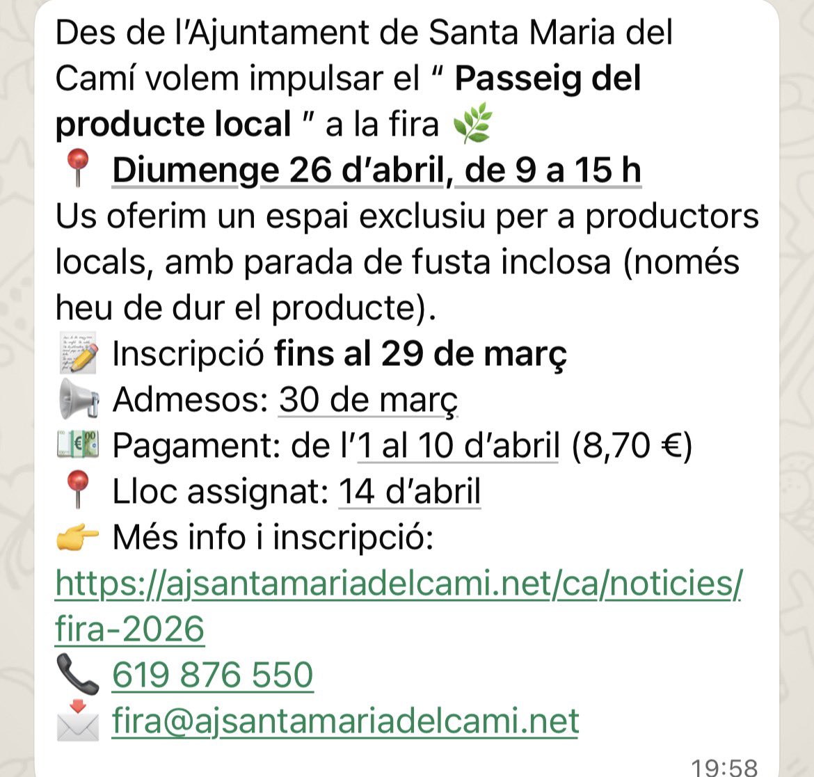 Santa Maria del Camí tweet media