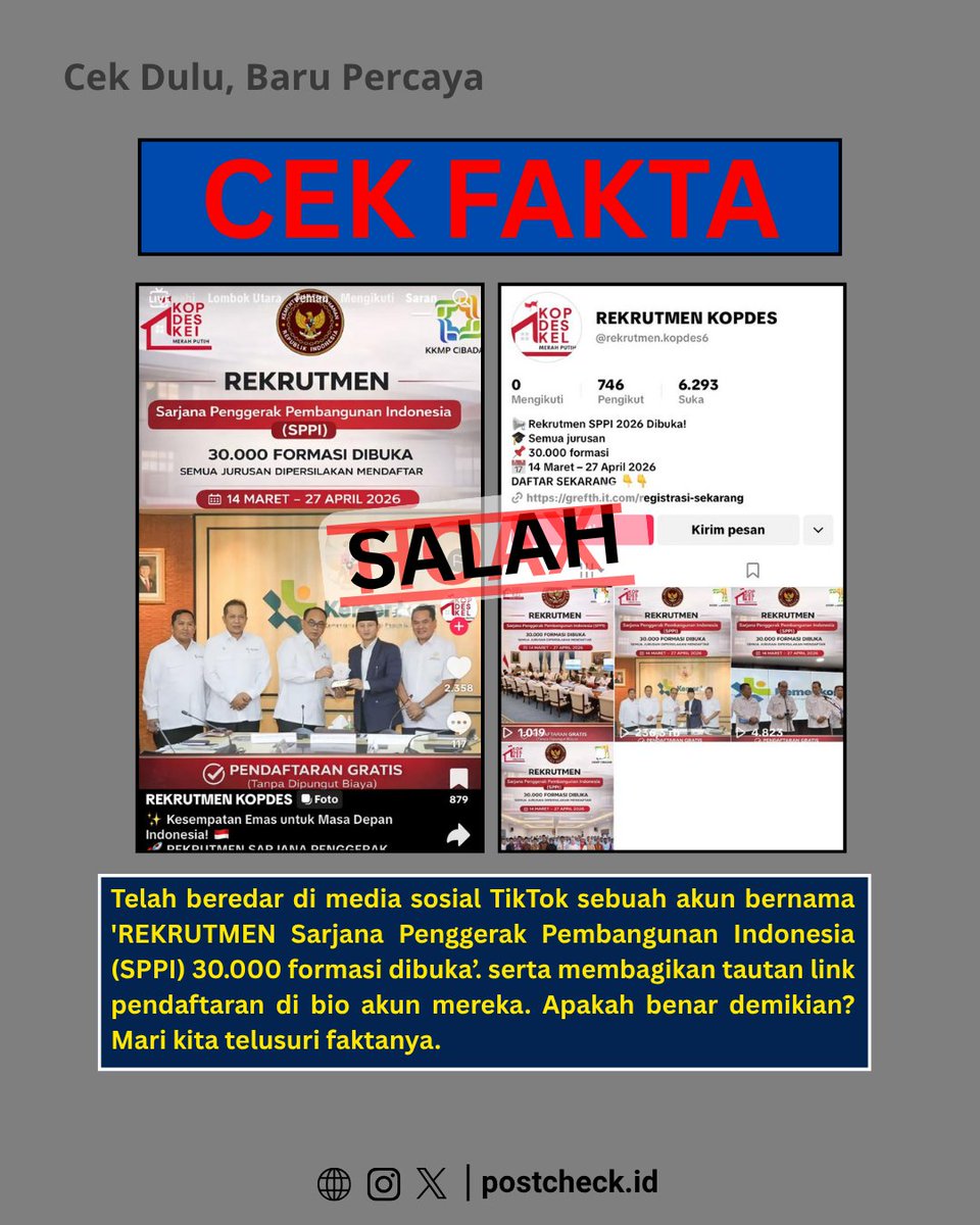 Postcheck.id tweet media