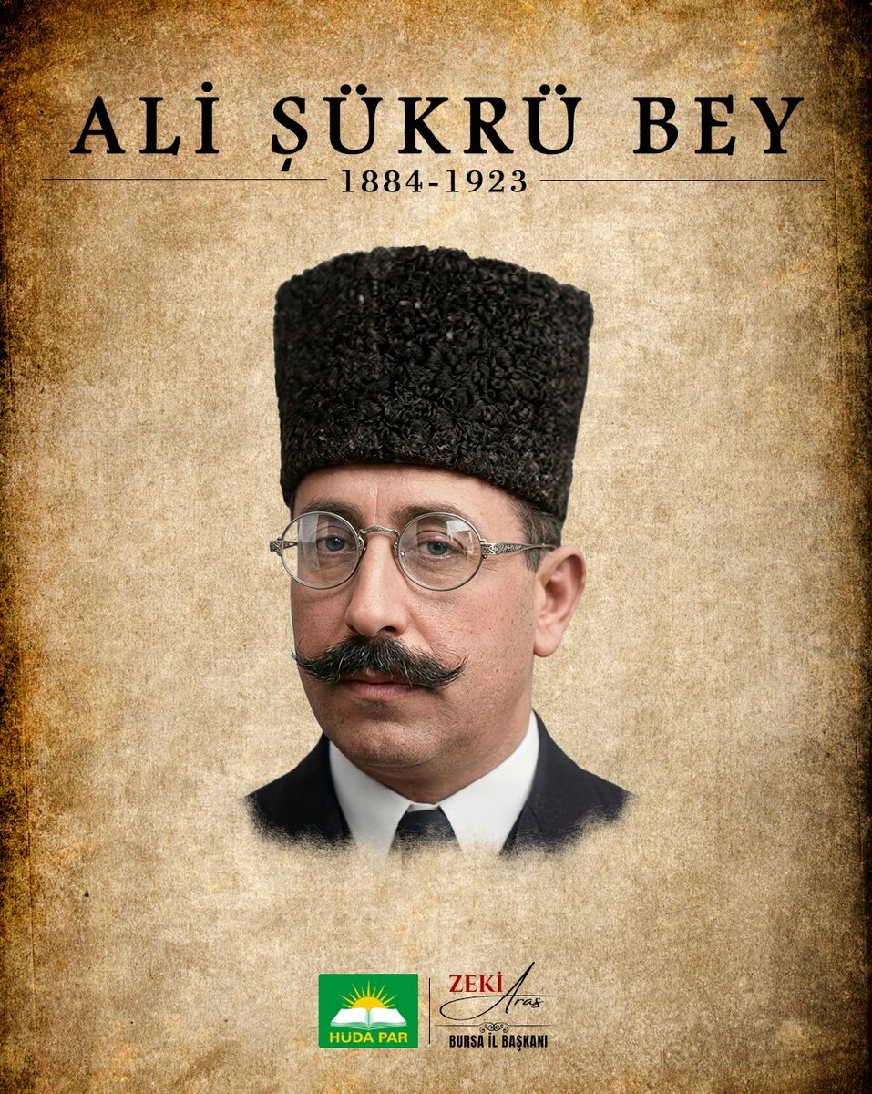 Büyük fikir adamı, meclisin ilk şehidi Ali Şükrü Bey’i şehadet yıldönümünde rahmetle anıyorum.

Siyaset tarihinde suikaste uğrayarak şehit edilen Ali Şükrü Bey, inancı, cesareti ve davasına olan bağlılığıyla hafızalarda yer edinmiştir.

Mekânı cennet olsun.
