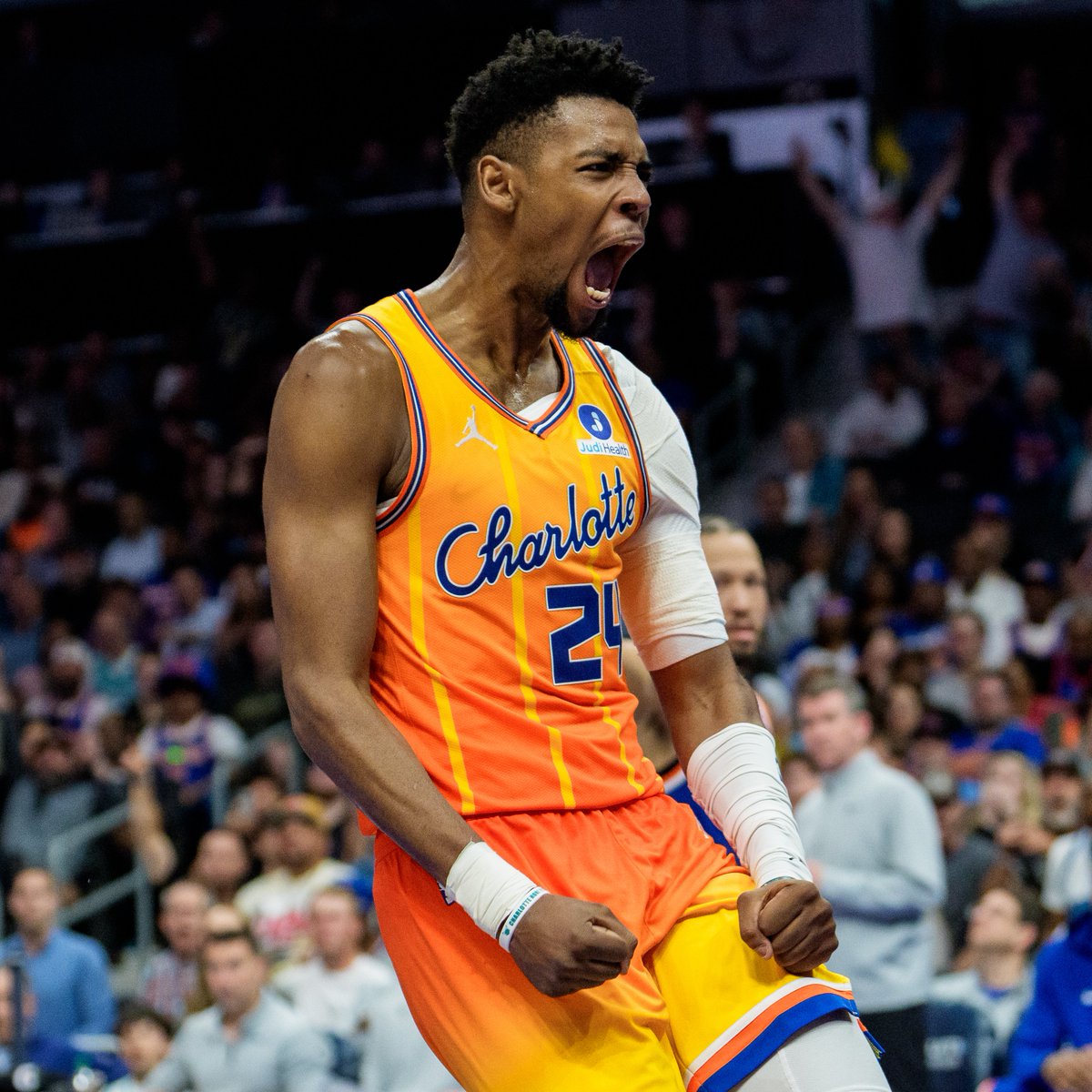 The Hornets have defeated:

- Cleveland Cavaliers
- The Lakers
- Orlando Magic  (x3)
- San Antonio Spurs
- OKC Thunder 
- Houston Rockets
- Boston Celtics
- New York Knicks

The Hornets will be a problem in the playoffs 😤