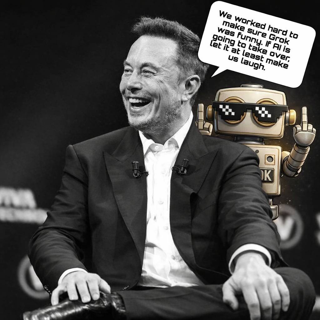 Only Grok speaks the truth.

Only truthful AI is safe.

Only truth understands the universe.