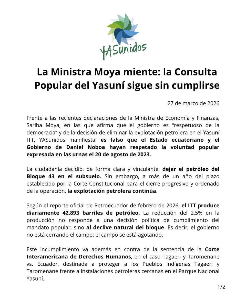 YASunidos tweet media