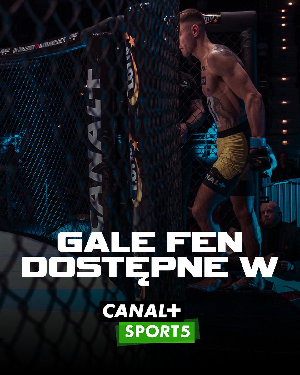🆕 Dobre wieści 😎 Zaczynając od jutrzejszej gali #FEN62, nasze wydarzenia będą transmitowane w CANAL+ Sport 5, przez cały 2026 rok 🫡 

⚡️ Dzięki zmianie kanału nasze gale będą dostępne dla jeszcze szerszego grona kibiców niż dotychczas!