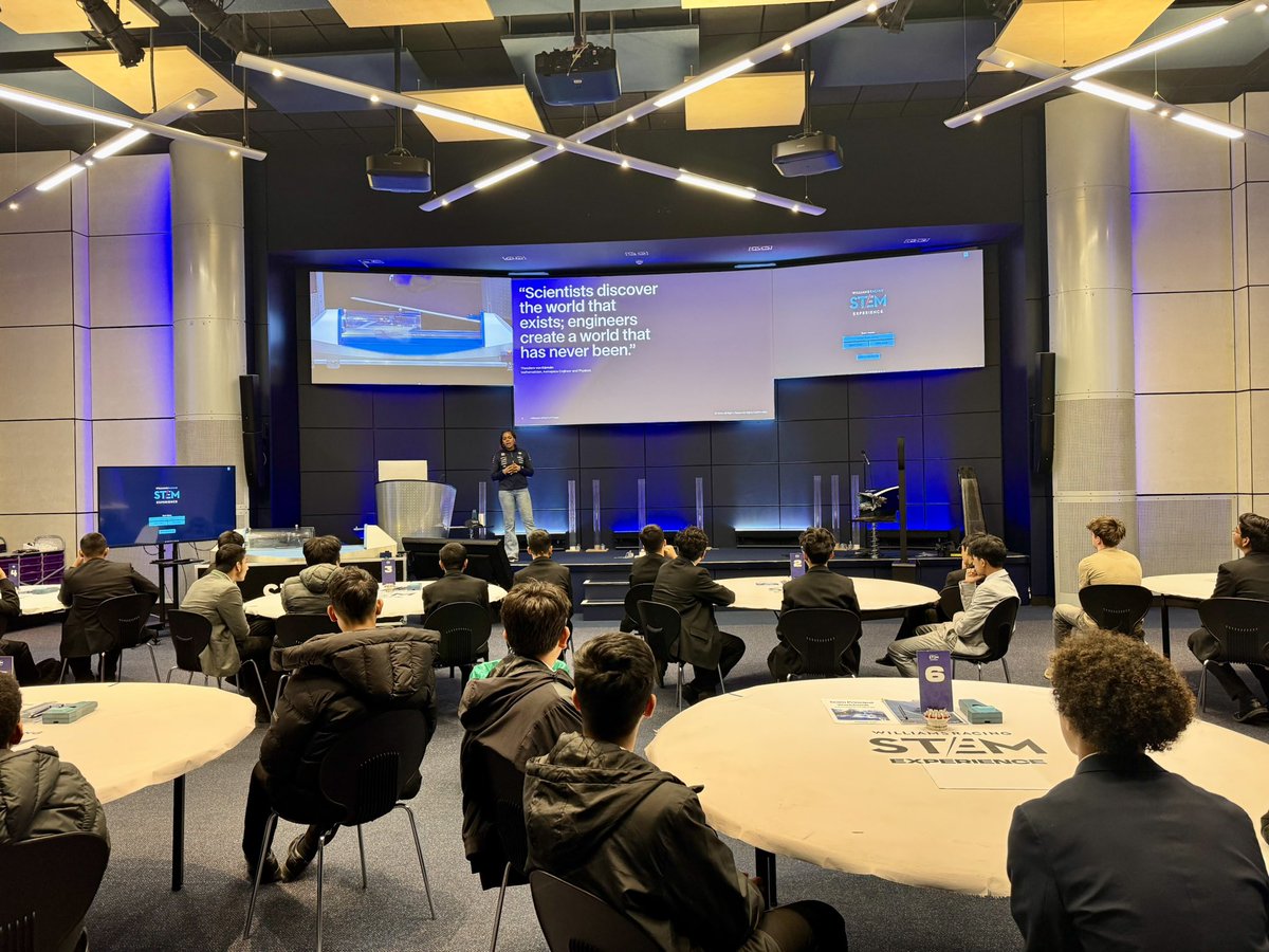 Mr_NRahman's tweet photo. Huge thank you to @WilliamsF1 for another incredible STEM Experience! 🏎️💨
Our @ChallneyBoys were absolutely ecstatic. A massive thanks to the Williams Racing staff for creating memories that will last a lifetime and inspiring the next generation of scientists and engineers! 🧬🛠️🌟

#WilliamsRacing #STEM #F1 #ChallneyBoys #InspiringTheFuture