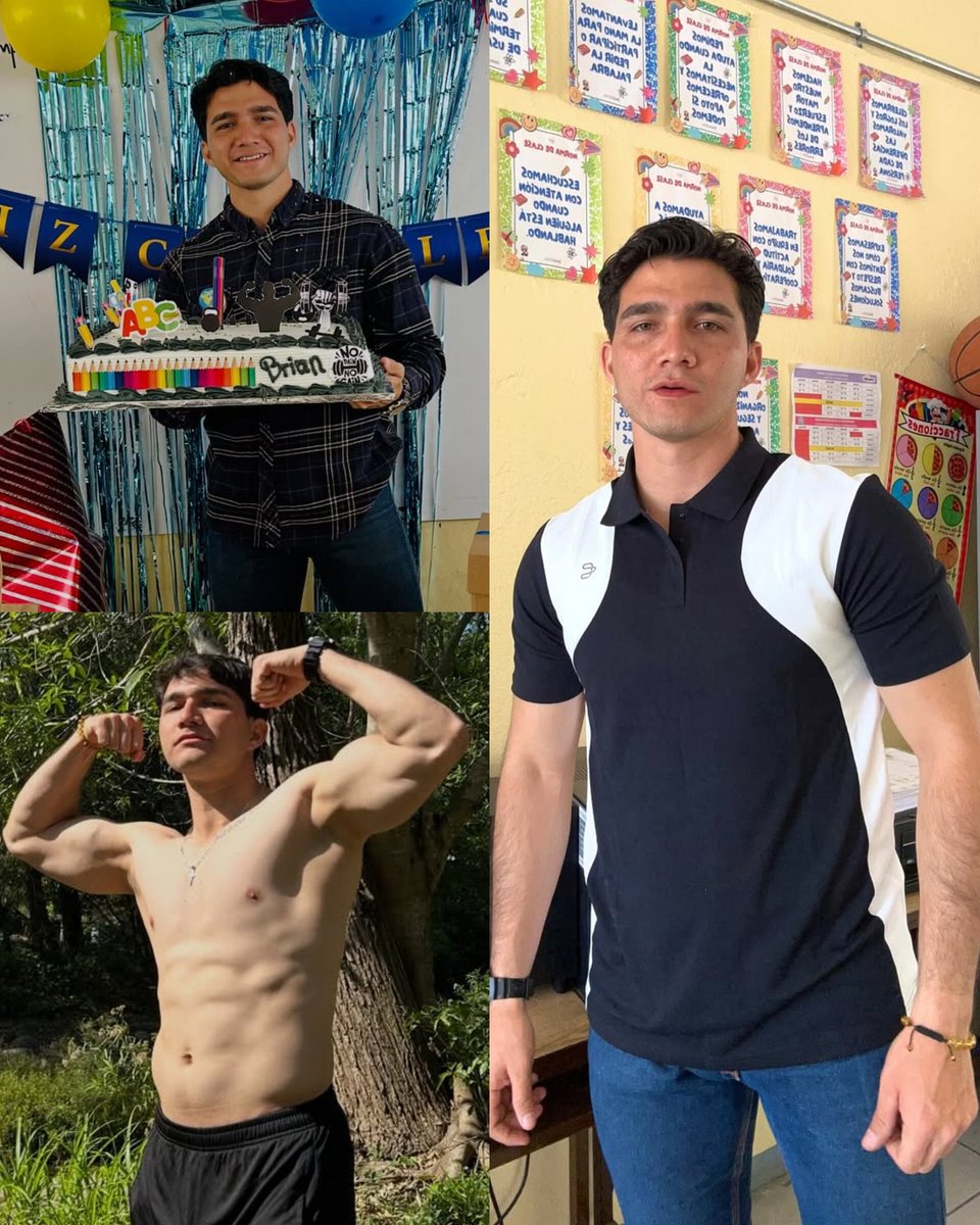 Romega_TV's tweet photo. ¡El maestro más viral de redes sociales esta de fiesta! 🎉🥳

Brian Gerardo Saldaña Guillén celebra un año más de vida dejando huella dentro y fuera del aula.  Cumple 29. 🎂

Originario de Villaflores, Chiapas, Brian no solo destaca como maestro de cuarto grado de primaria, sino también como creador de contenido y apasionado del deporte, logrando inspirar a miles de personas en redes sociales.

Proveniente de una familia de destacados fisicoculturistas, lleva en la sangre la disciplina, el esfuerzo y la pasión por superarse día a día.

Hoy, Brian representa una nueva generación de maestros: aquellos que educan, motivan y también inspiran más allá del salón de clases.

 ¡Feliz cumpleaños! 🤗💖
