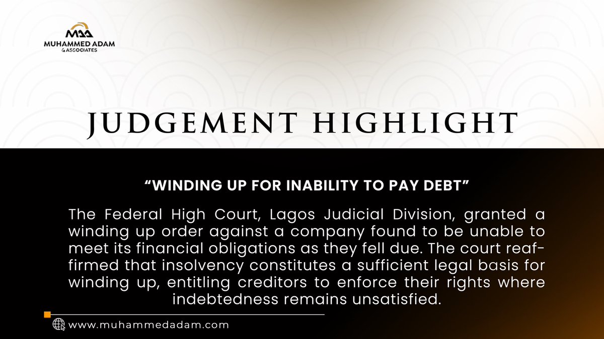 Muhammed Adam & Associates tweet media