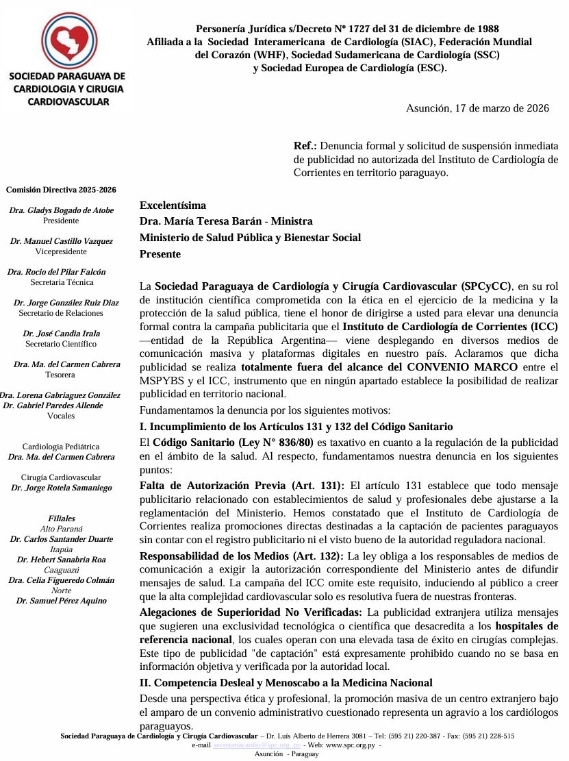 Sociedad Paraguaya de Cardiologia tweet media