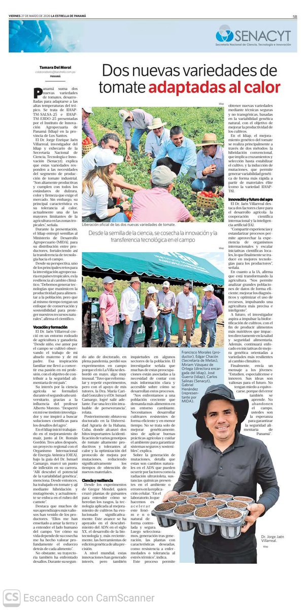 Senacyt Panamá tweet media