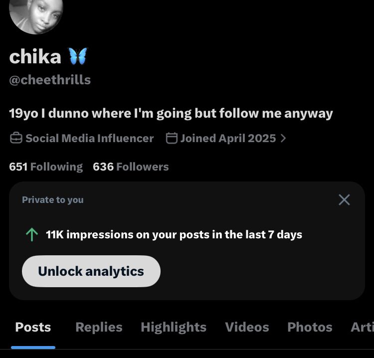 chika 🦋 tweet media