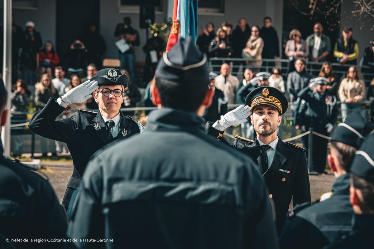 Image de Préfet d'Occitanie et de la Haute-Garonne : #Cérémonie 👮‍♂️👮‍♀️ | Sortie de la 155e promotion d'élèves policiers adjoints à l’École nationale 