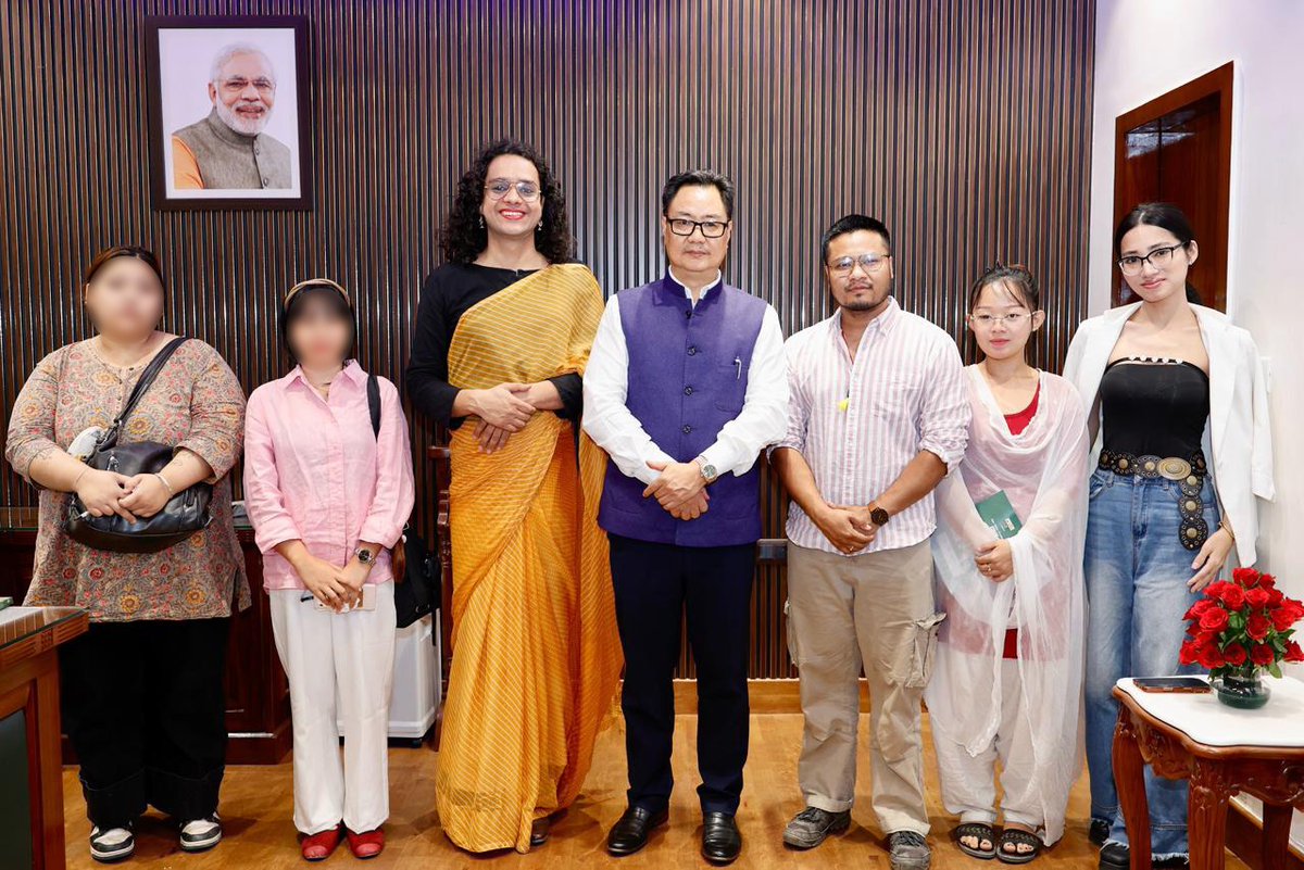 AP QueerStation &amp; NE 🌈 delegates met Kiren Rijiju on #TransBill2026. Our concerns were met with a dismissive response. We expected understanding but were not heard. Our trans folks deserve dignity, respect &amp; to be taken seriously.
We will not be ignored. ✊
#rejecttransbill2026