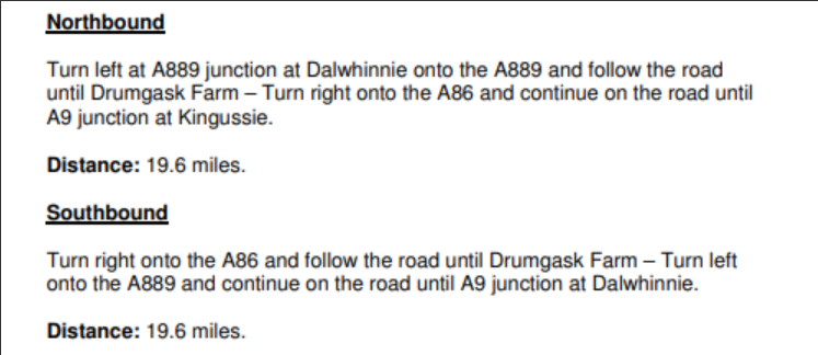 trafficscotland's tweet photo. @NWTrunkRoads UPDATE❗️⌚️17:40
🗺️#A9 Dalwhinnie

The #A9 at Dalwhinnie remains ⛔️CLOSED⛔️ in both directions due to a road traffic collision

🛣️Diversion details for cars and small vehicles can be found below 👇🏽 

🚛HGV's are being held currently
 
📣Updates to follow 

@NWTrunkRoads https://t.co/b9JaN7RkSO