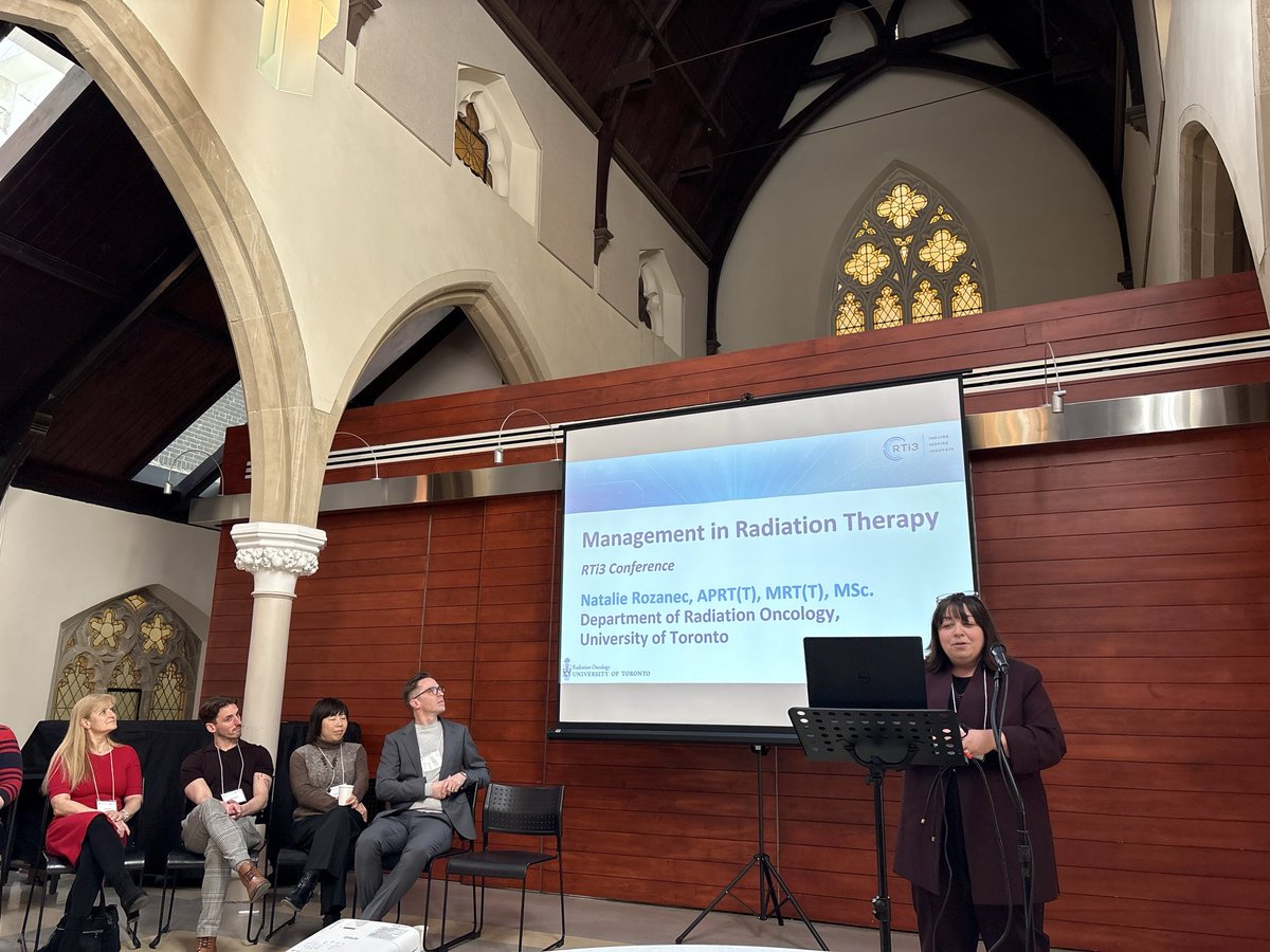 FaramehrF's tweet image. Thank you to Natalie Rozanec for sharing insights on management in radiation therapy and the vital role of collaboration, leadership, and strong teams in delivering safe, high-quality patient care. @UofTDRO @d3tty @YatTsang #RTi3Conference