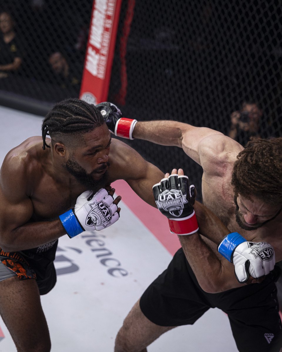uae_warriors's tweet photo. π΅π Ananias Mulumba wins
π₯ ACTION! KO/TKO in Round 1 in Featherweight
β‘ Pure elite skill! the fighter Ananias Mulumba with hands of steel lands a short hook for a KO win with a performance for the history books. π
#UAEWarriors #UAEW68 #InAlAin https://t.co/URFIjs7owI