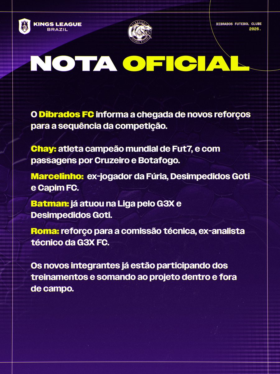 Dibrados FC tweet media