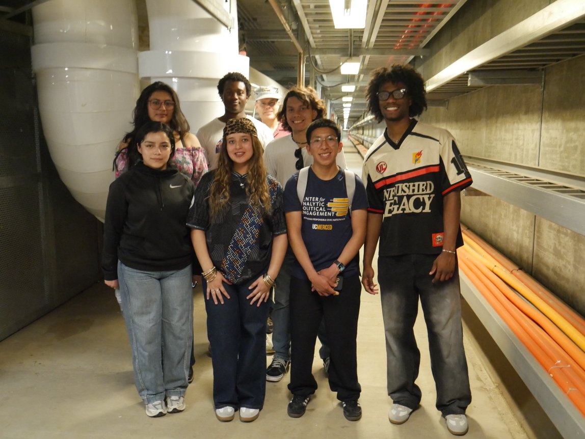 UCMercedCAPE's tweet photo. The Political Engagement LLC had the unique opportunity to explore the tunnels beneath UC Merced on a guided tour. We’re so grateful for the chance to learn, explore, and connect in new ways, and we can’t wait for more exciting tours and adventures ahead!

#CAPE #UCMerced https://t.co/AWTO7oKg8c