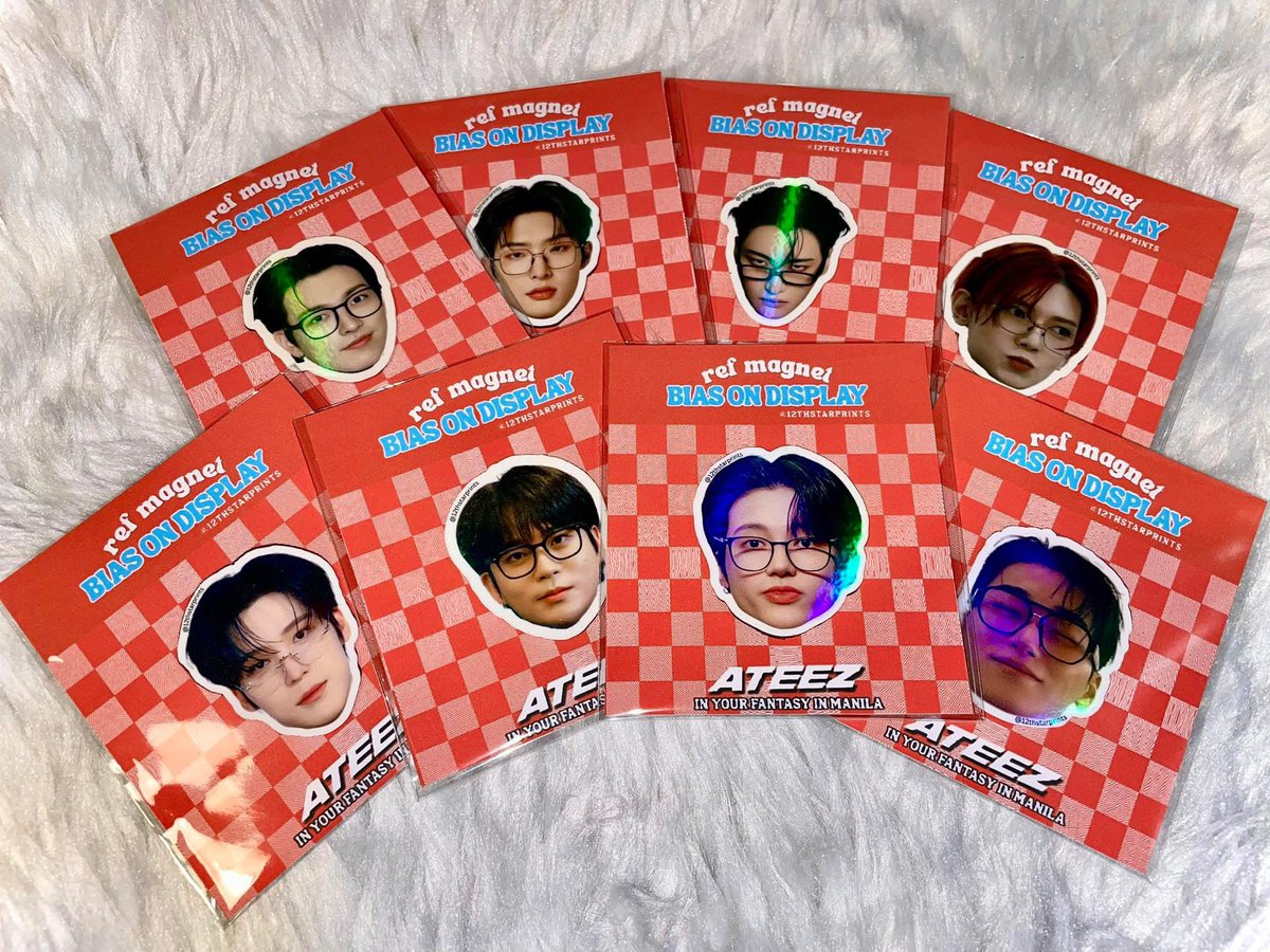 fansupport *:･ﾟ✧*:･ﾟ

for those going tomorrow at the ATEEZ IYF Concert After Party, we're giving out our mini ref magnet freebies from the con ❤️

if you'd like to get one just:

- like + rt
- follow <a href="/12thstarprints/">12th Star Prints ✨ NOW open for orders!</a> at the t1kt0k and the blue app! 
- show proof