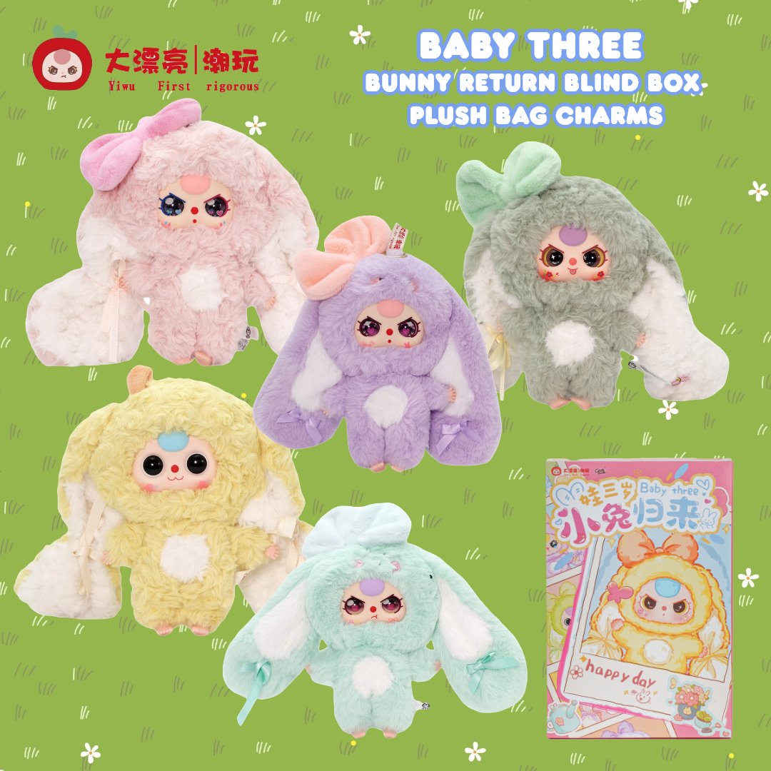 Imports_Dragon's tweet image. Bunnies everywhere 🐰💛
Little Rabbit Return, Lilyrabbit Town, and Baby Three Tall Dolls.

🔗 shorturl.at/NiLG2
#BabyThree #blindbox