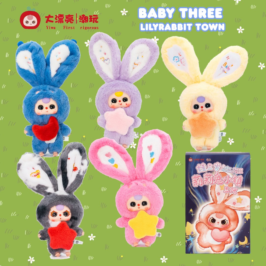 Imports_Dragon's tweet image. Bunnies everywhere 🐰💛
Little Rabbit Return, Lilyrabbit Town, and Baby Three Tall Dolls.

🔗 shorturl.at/NiLG2
#BabyThree #blindbox