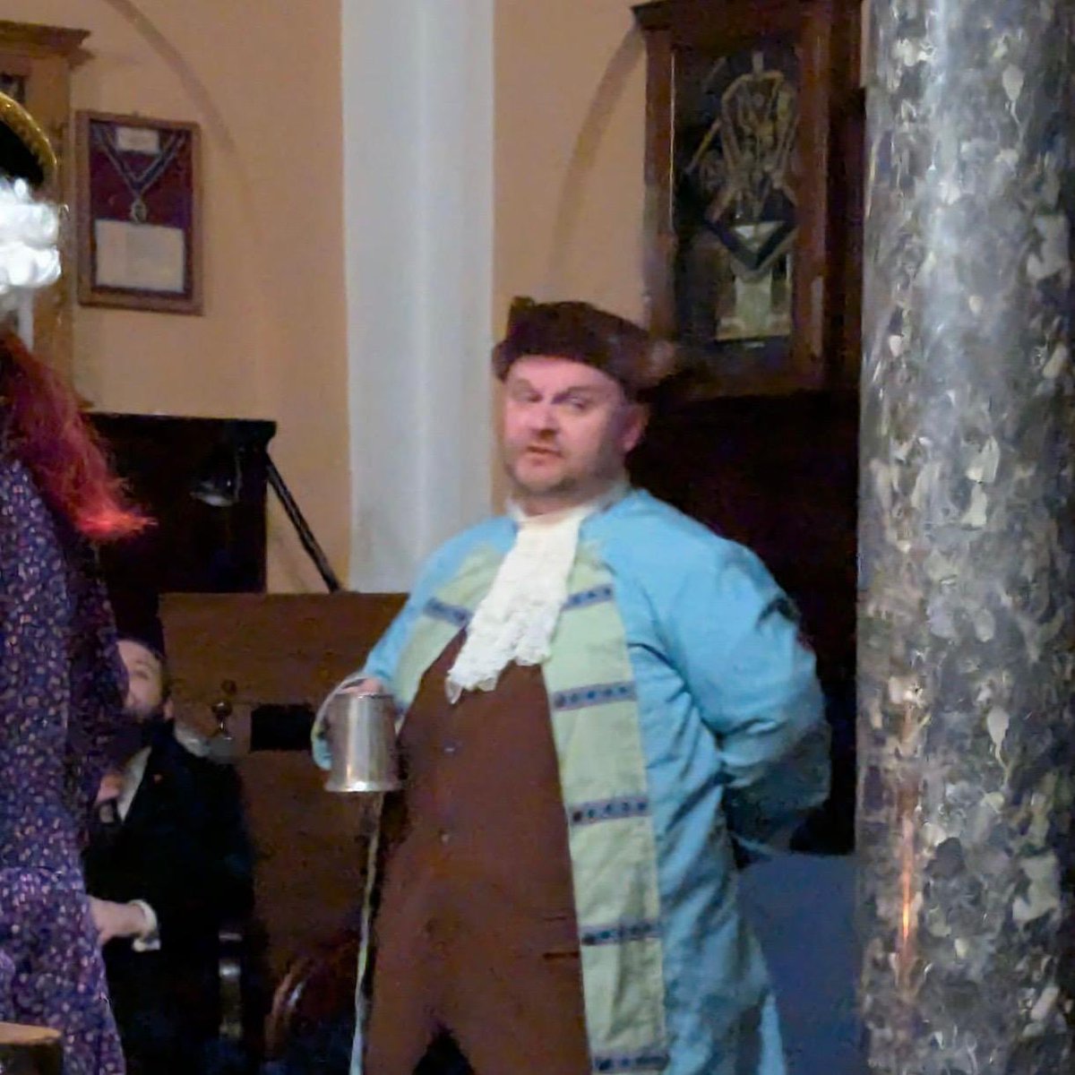 monmasons's tweet image. 🎭 The Monmouthshire Freemasons Theatre Group took their Goose and Gridiron 1717 production to #Merthyr, hosted by Aelwyd Lodge.

Next up: a brand-new production, The Napoleonic Initiation (working title), coming after the summer!