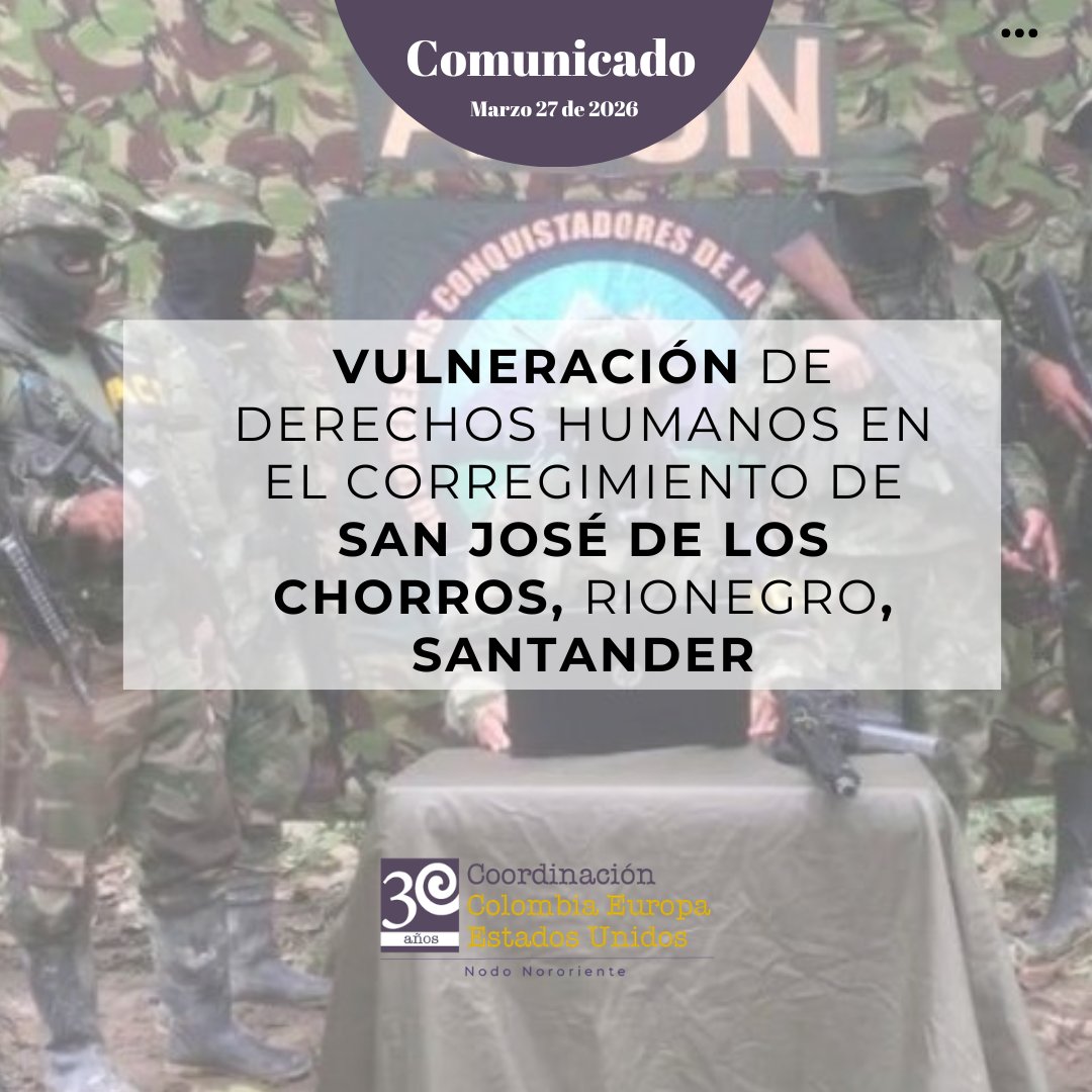 Coordinación Colombia Europa Estados Unidos CCEEU tweet media