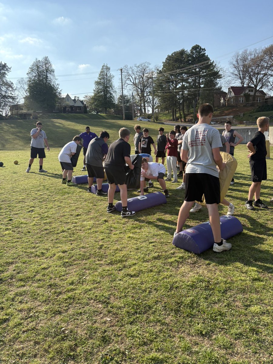 Here are some scenes from the past two weeks!  We have split up into two groups to get more individual time in until the middle of April. Spring Practice is a little more than three weeks away!
