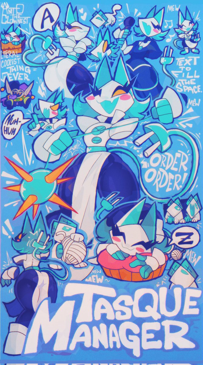 AntOTheClownest's tweet photo. tasque manager attention 🚨🚨🚨 weewoo weewoo
#deltarune #tasquemanager #tasque https://t.co/X91GHUXnNQ