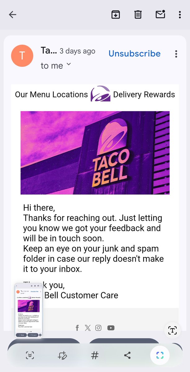 mexicaninoc's tweet photo. @tacobell why is it that your stores are always printing receipts with no ink and no barcodes... I emailed you also and it's been 3 days with no follow up. It's points I am owed for rewards.  Why have my Rewards account then? Smh. https://t.co/4ZnznMSFje