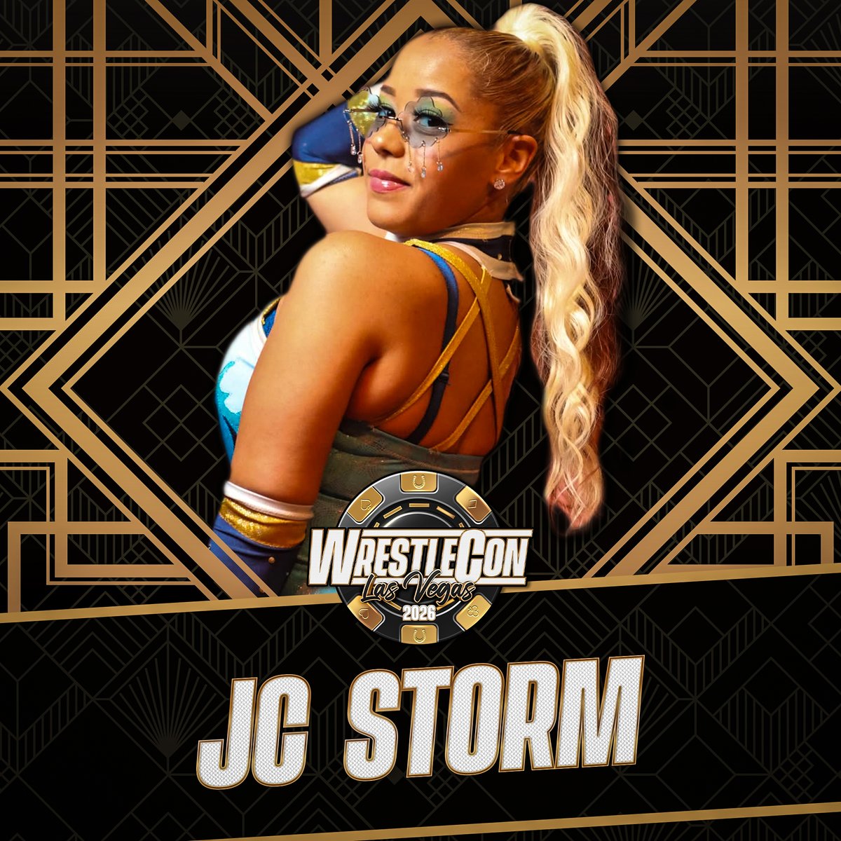 wrestlecon's tweet photo. "The Elemental" @LuminousJcStorm is about to take over Wrestlecon! Presented by Glenn King , JC will be available on all days at 20/20/30 pricing. https://t.co/InxchX9mtt