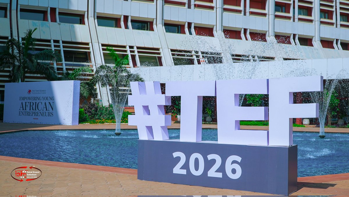 iamTotalEvents's tweet photo. At the core of every event we manage is a commitment to excellence.💪
We’re proud to have successfully delivered the Tony Elumelu Foundation 2026  event that combined structure, and a great attendee experience.👌✨
Planning an event soon? Call us - 08036788888 #MOBOAwards #Brazil https://t.co/VI6e6q8jZe