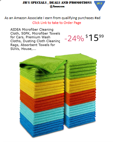jfrsafety's tweet photo. Click to Order - https://t.co/Z0sL8mmKRN
Microfiber Cleaning Cloths 50pk $15.99
#Washing #Dusting #Absorbing #JRsSpecialsDealsPromotions https://t.co/3PuZbuHxql