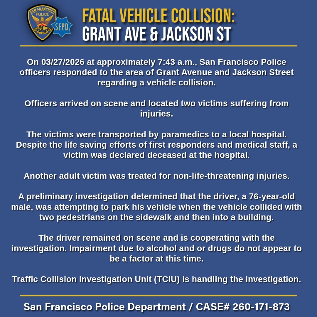 San Francisco Police tweet media