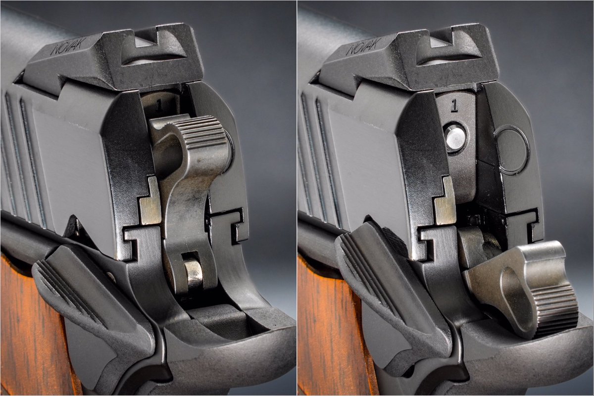Recoil R46 Close up of ARMY R46 COLT Defender Deluxe Edition
